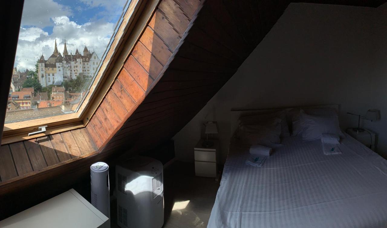 Luxury Duplex Vue Chateau Neuchâtel Exteriér fotografie